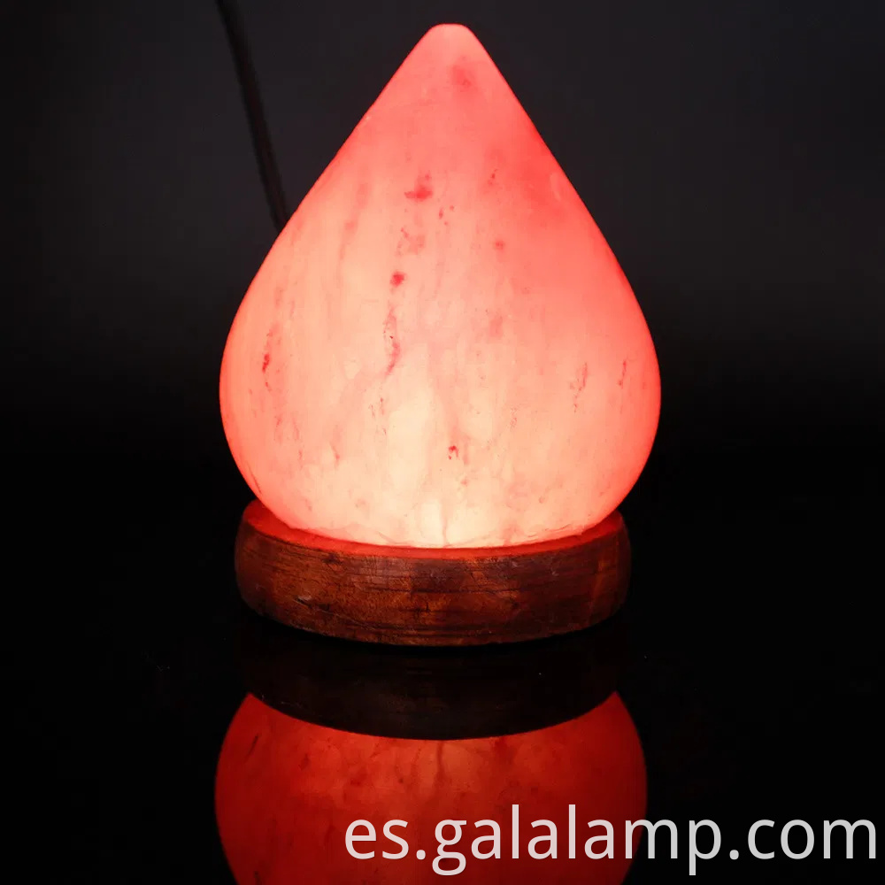 Lámpara de sal del Himalaya al por mayor con luces LED para la decoración del hogar